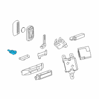 OEM Chevrolet Camaro Ignition Immobilizer Module Diagram - 13523277