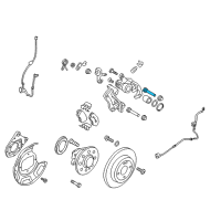 OEM 2018 Kia Rio Rod-Guide(A) Diagram - 582214D500