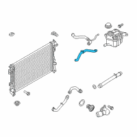 OEM Ford Explorer Reservoir Hose Diagram - DB5Z-8C289-B