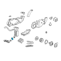 OEM Mercury Villager Expansion Valve Diagram - F4XY-19849-A