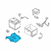 OEM 2021 Hyundai Veloster N Tray Assembly-Battery Diagram - 37150-K9000