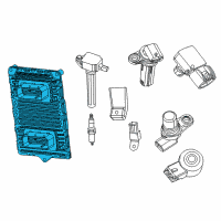 OEM Jeep Compass MODULE-ENGINE CONTROLLER Diagram - 68493700AA