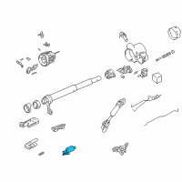 OEM 1995 Cadillac DeVille Solenoid Asm, Steering Column Brake Trans Shift Interlock Diagram - 26042494