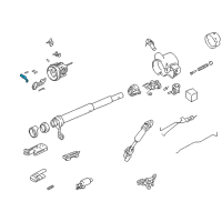 OEM Pontiac Firebird Lever, Steering Column Tilt Lock Release Diagram - 7827689
