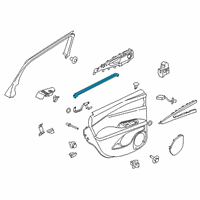 OEM 2019 Lincoln Nautilus Belt Weatherstrip Diagram - FA1Z-5825861-B