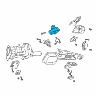 OEM 2003 Dodge Durango Bracket-Transmission Mount Diagram - 52020470AC