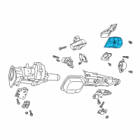 OEM 2000 Dodge Durango INSULATOR-Engine Mount Diagram - 52022008