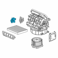 OEM 2018 Honda Clarity Motor Assembly, F/R Diagram - 79350-TRV-A41