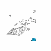 OEM 2012 Hyundai Genesis Coupe Ballast Assembly-Headlamp Diagram - 92190-2M000