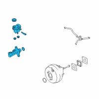 OEM 2008 Ford Taurus Master Cylinder Diagram - 8G1Z-2140-A