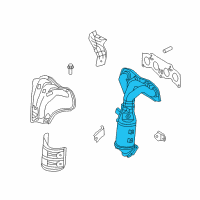 OEM 2008 Scion xB Exhaust Manifold Diagram - 25051-28340