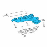 OEM 2017 Ram 3500 Exhaust Manifold Diagram - 5045485AC