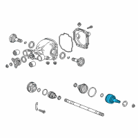 OEM 2014 Cadillac CTS Outer Joint Diagram - 22809797