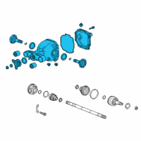 OEM 2014 Cadillac CTS Differential Carrier Assembly Diagram - 84110755