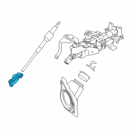 OEM 2011 Infiniti EX35 Joint Assembly-Steering, Lower Diagram - 48080-EG000