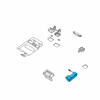 OEM 2000 Infiniti QX4 Temperature Meter Assembly Diagram - 24835-VC97A