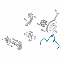 OEM 2017 Kia Optima Sensor Assembly-Front Abs R Diagram - 59830D4000