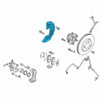 OEM Kia Optima Cover-Front Brake Disc Diagram - 51756C1250