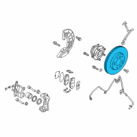 OEM Hyundai Sonata Disc-Front Wheel Brake Diagram - 51712-C2000