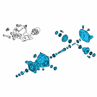 OEM Kia Sorento Carrier Assembly-Differential Diagram - 530003B510