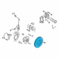 OEM 2019 Kia Niro Disc-Front Wheel Brake Diagram - 51712G2000