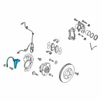 OEM 2020 Kia Niro Hose-Brake Front, Rh Diagram - 58732G2000