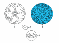 OEM 2022 Hyundai Ioniq 5 WHEEL ASSY-ALUMINIUM Diagram - 52910-GI210