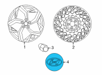 OEM Hyundai Ioniq 5 CAP ASSY-WHEEL HUB Diagram - 52960-GI200