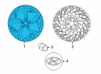 OEM 2022 Hyundai Ioniq 5 WHEEL ASSY-ALUMINIUM Diagram - 52910-GI110