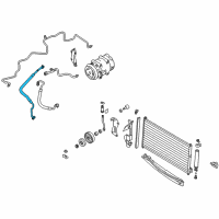 OEM 2004 Nissan Murano Hose-Flexible, Low Diagram - 92480-CA01A