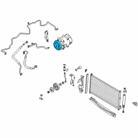 OEM Nissan Murano Clutch-Assembly Diagram - 92660-CA01C