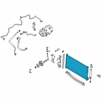 OEM 2005 Nissan Murano Condenser Assy Diagram - 92110-CN000