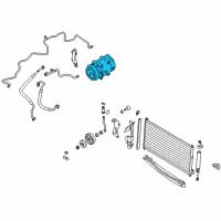 OEM 2005 Nissan Murano Compressor - Cooler Diagram - 92600-CA01C