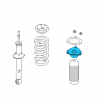 OEM Infiniti G25 Insulator Assy Shock Absorber Diagram - 54320-1CA1D