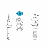 OEM 2021 Infiniti Q50 Seal-Rubber, Front Spring Diagram - 54034-4HK0A