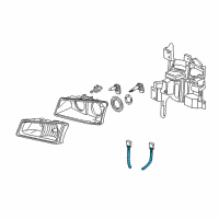 OEM 2005 Chevrolet Silverado 1500 Harness Asm-Fwd Lamp Wiring Diagram - 15912597