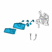 OEM Chevrolet Silverado Composite Assembly Diagram - 10396912