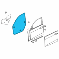 OEM 2019 Honda Insight WTHSTP, L. FR. DOOR Diagram - 72350-TXM-A01