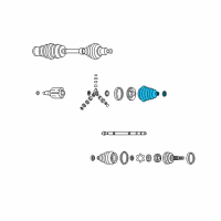 OEM Buick Rendezvous Inner Boot Diagram - 20984614