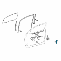 OEM 2010 Toyota Tundra Crank Handle Diagram - 69260-AA010-C0