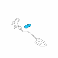 OEM Hyundai Azera Bulb Diagram - 18643-05009-N