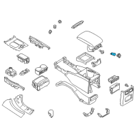 OEM Infiniti QX80 Protector Diagram - 25336-7990B