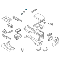 OEM 2012 Infiniti M56 Switch-A/C Diagram - 25170-1ME0C