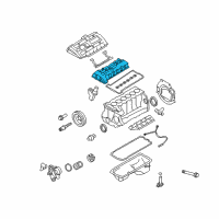 OEM BMW 330xi Cylinder Head Cover Diagram - 11-12-7-548-274