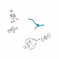 OEM 2009 Ford Flex Vacuum Hose Diagram - 8A8Z-9C490-A