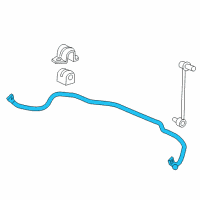 OEM 2005 Chevrolet Uplander Shaft-Front Stabilizer Diagram - 15827965