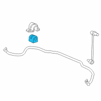 OEM Pontiac Montana Stabilizer Bar Insulator Diagram - 15176605