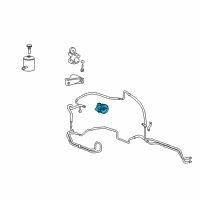 OEM Hyundai XG300 Pump Assembly-Power Steering Oil Diagram - 57100-39020