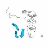 OEM 2018 Ford Fiesta Air Tube Diagram - AE8Z-9C675-A