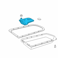 OEM 2004 Chevrolet Astro Filter Diagram - 24236799